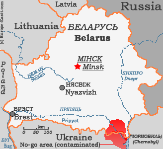 Clickable map of Belarus