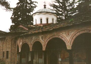 Inside Troyan monastery
