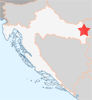 Location of Vukovar