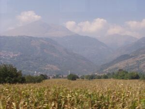 Near Skopje: The mountains around Tetovo