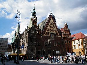 The Town Hall of Wroclaw