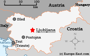 Clickable Map of Slovenia