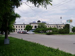 The small train station of Tiraspol