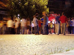 Lots of nightlife going on in Prizren