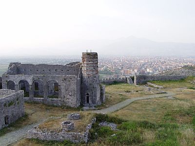 Shkodra: View over the town from the marvellous Rozafa fortress