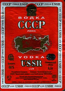 Local firewater: Vodka 'USSR'