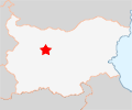 Location of Troyan