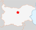 Location of Veliko Tarnovo