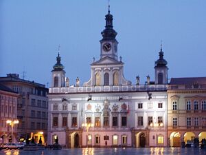 The beautiful baroque city hall