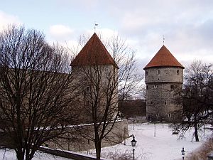 Evidence of the German influence: 'Kiek in de Kök' tower
