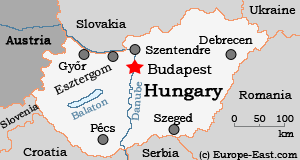 Clickable Map of Hungary