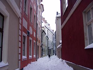 Riga: Troksnu lane - one of the beautiful lanes