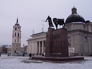 Vilnius: Cathedral and bell tower