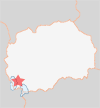Location of Ohrid