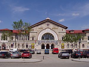 The train station of Chisinau