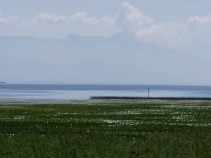 Lake Shkoder - surrounded by mountains