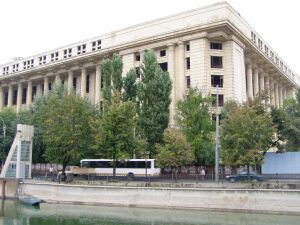 Bucharest: One of many uncompleted buildings