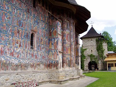 The Moldavian Monastery and the main entrance