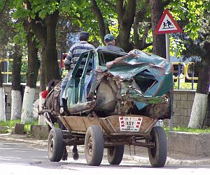 Means of transport in Romania...