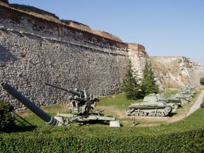 Belgrade: The moat of Kalemegdan Citadel
