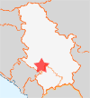 Location of Novi Pazar