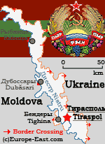 Clickable Map of Transnistria
