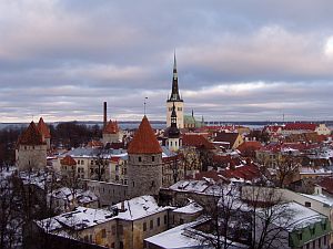 The marvellous skyline of Tallinn