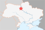Location of Kiev
