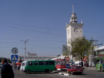 The train station of Simferopol